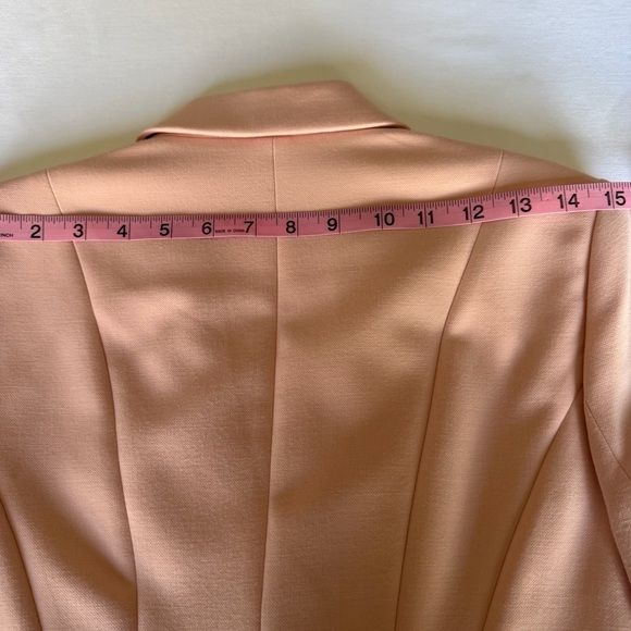 White House Black Market Bouble-Breasted Blazer Pink Size 0 - Picture 10 of 16